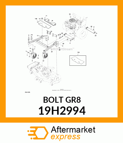 SCREW, HEX HEAD 19H2994