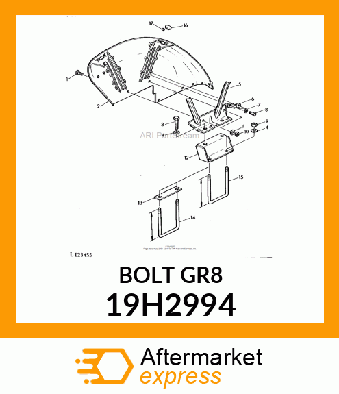 SCREW, HEX HEAD 19H2994