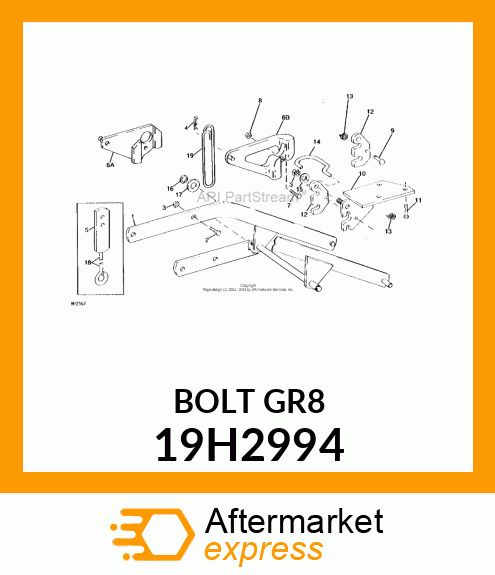 SCREW, HEX HEAD 19H2994