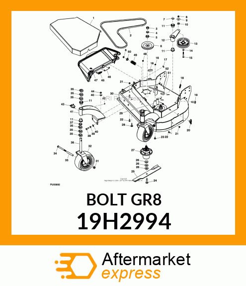 SCREW, HEX HEAD 19H2994