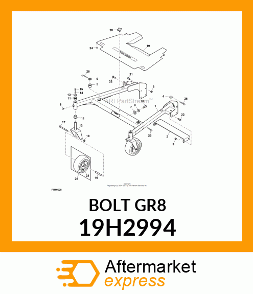 SCREW, HEX HEAD 19H2994