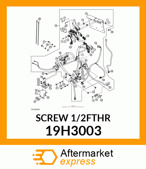 SCREW, HEX HEAD 19H3003