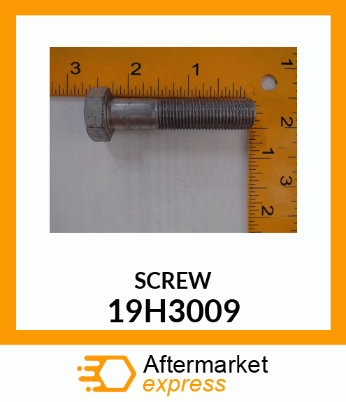 SCREW, HEX HEAD 19H3009