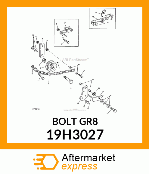 SCREW, HEX HEAD 19H3027