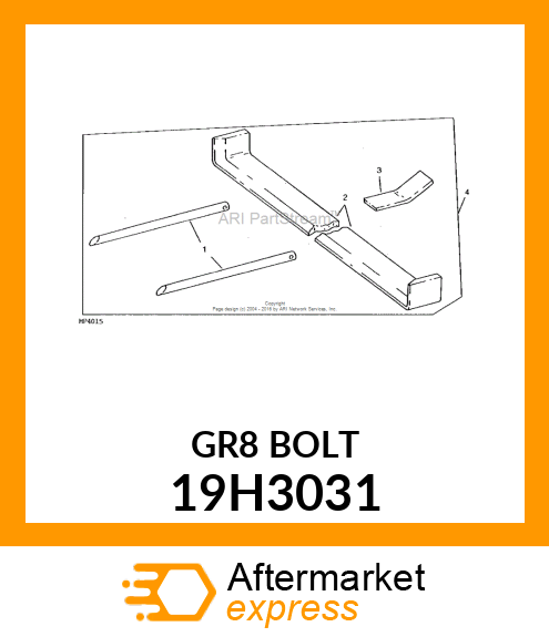 SCREW, HEX HEAD 19H3031