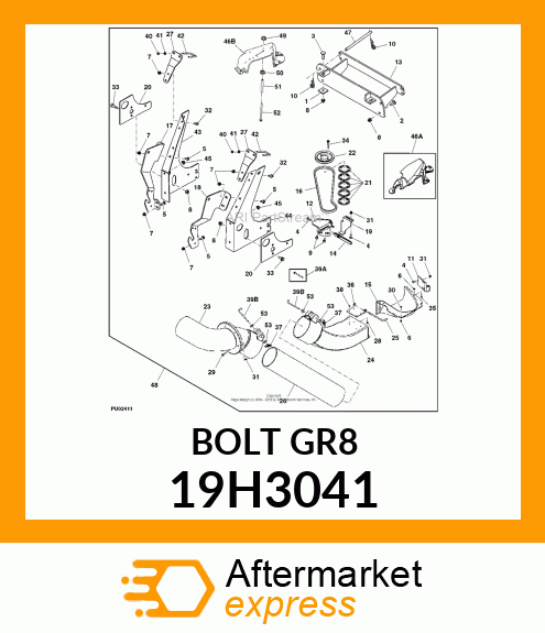 SCREW, HEX HEAD 19H3041