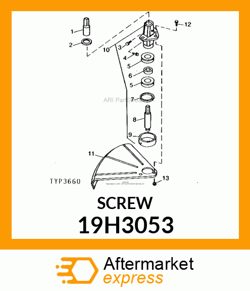 SCREW, HEX SOCKET HEAD 19H3053