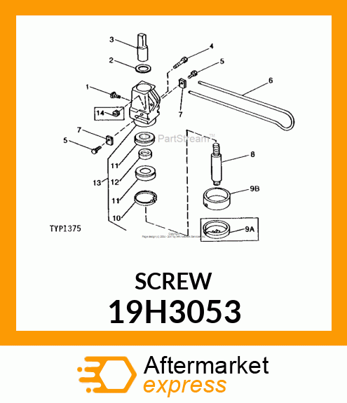 SCREW, HEX SOCKET HEAD 19H3053