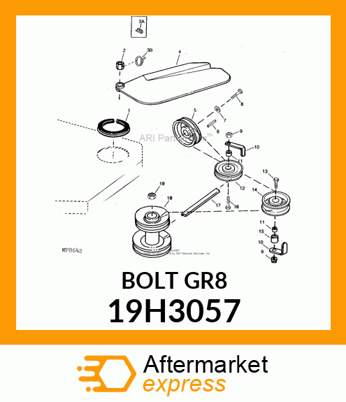 SCREW, HEX HEAD 19H3057