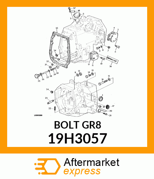 SCREW, HEX HEAD 19H3057