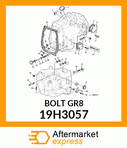 SCREW, HEX HEAD 19H3057