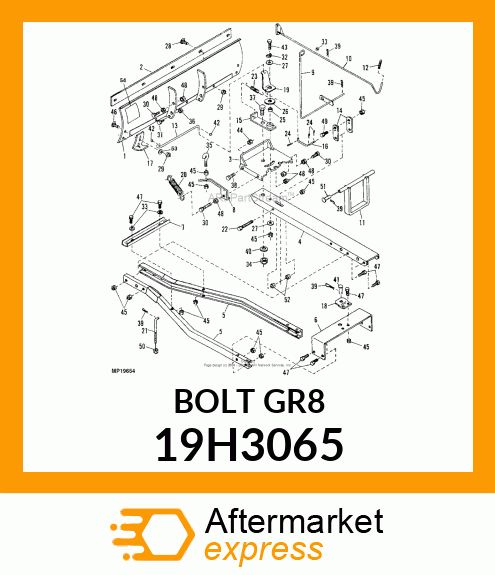 SCREW, HEX HEAD 19H3065