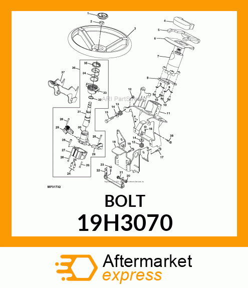 SCREW, HEX SOCKET HEAD 19H3070