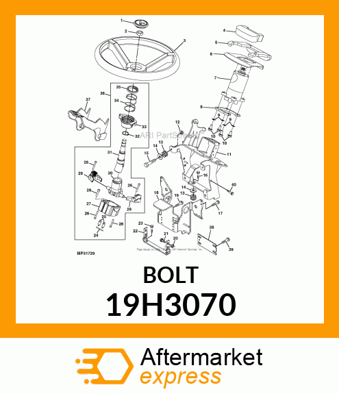 SCREW, HEX SOCKET HEAD 19H3070