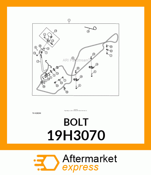 SCREW, HEX SOCKET HEAD 19H3070