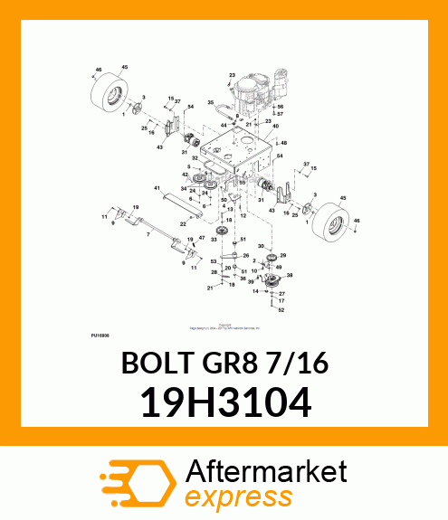 SCREW, HEX HEAD 19H3104