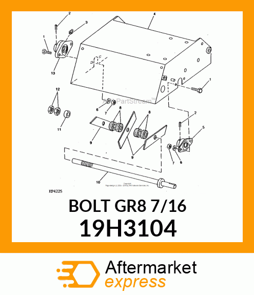 SCREW, HEX HEAD 19H3104