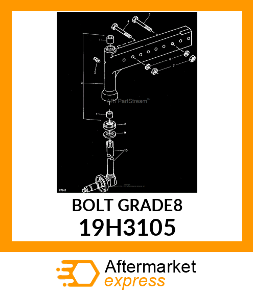 SCREW, HEX HEAD 19H3105