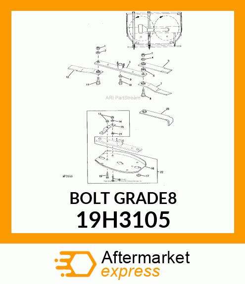 SCREW, HEX HEAD 19H3105