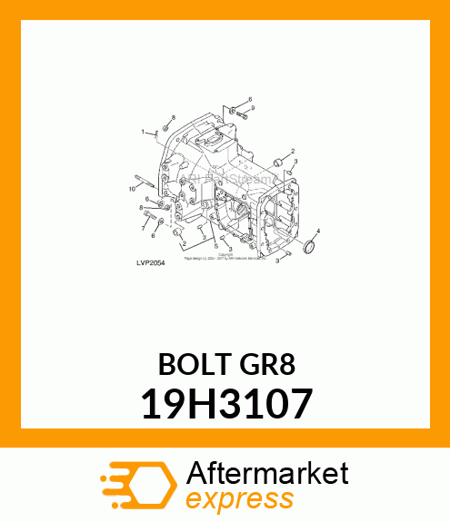 SCREW, HEX HEAD 19H3107