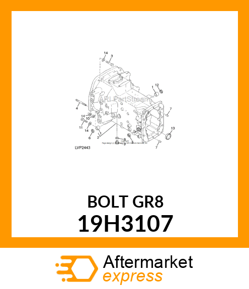 SCREW, HEX HEAD 19H3107