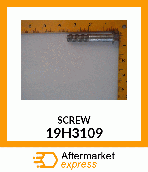 SCREW, HEX HEAD 19H3109