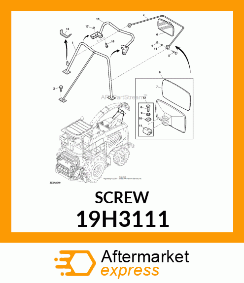 SCREW, HEX SOCKET HEAD 19H3111