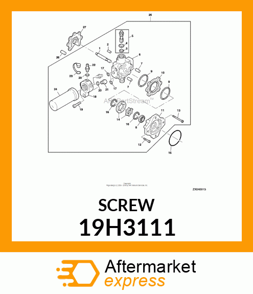 SCREW, HEX SOCKET HEAD 19H3111