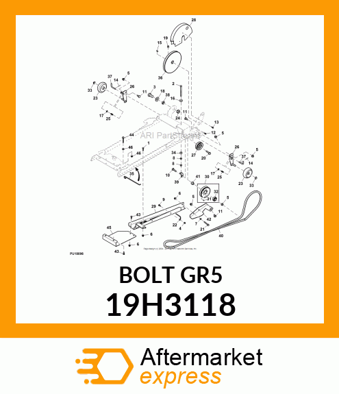 SCREW, HEX HEAD 19H3118