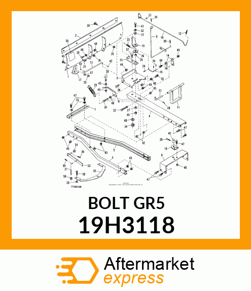 SCREW, HEX HEAD 19H3118