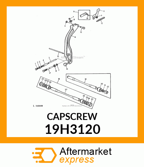 SCREW, HEX HEAD 19H3120