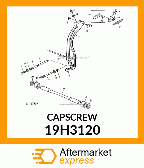 SCREW, HEX HEAD 19H3120