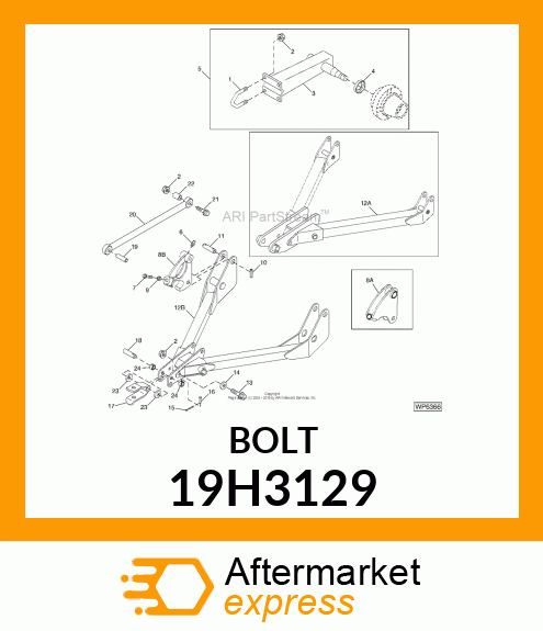 SCREW, HEX HEAD 19H3129