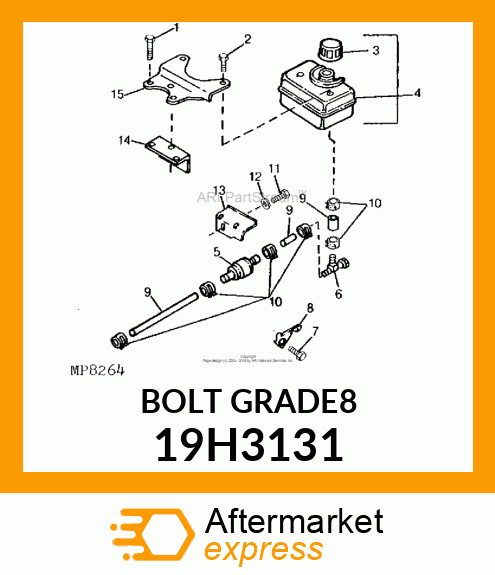 SCREW, HEX HEAD 19H3131