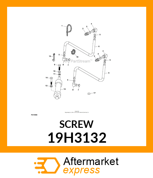 SCREW, HEX HEAD 19H3132