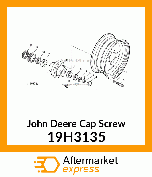 SCREW, HEX HEAD 19H3135