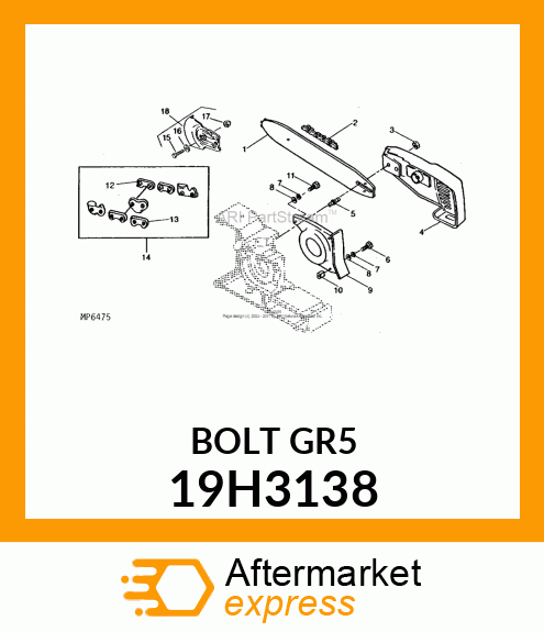 SCREW, HEX HEAD 19H3138