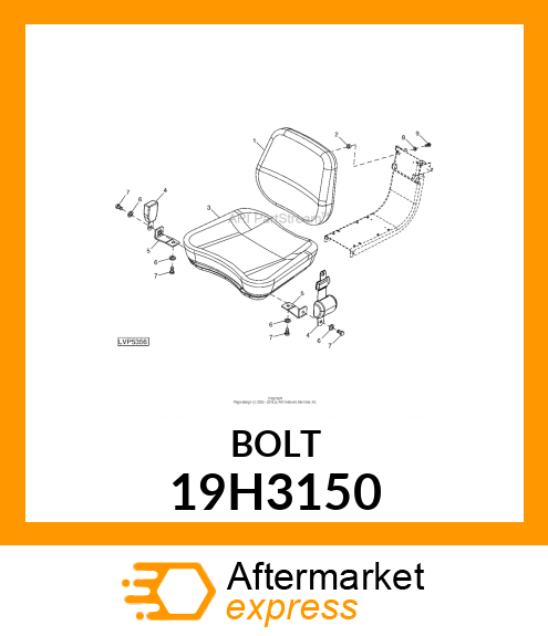 SCREW, HEX HEAD 19H3150