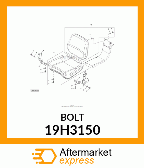 SCREW, HEX HEAD 19H3150