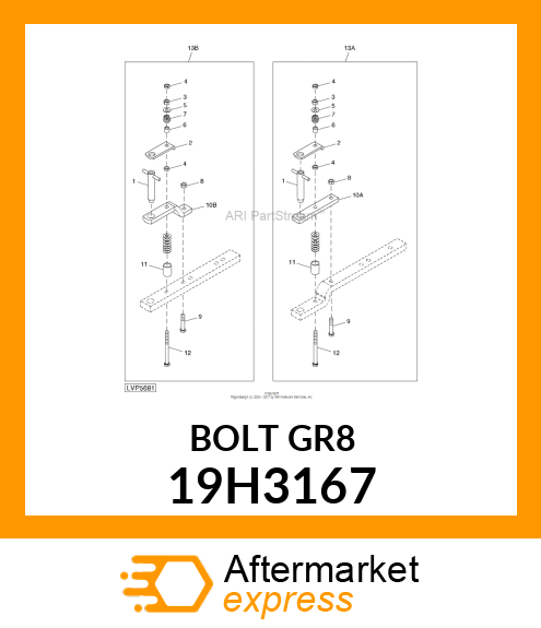 SCREW, HEX HEAD 19H3167