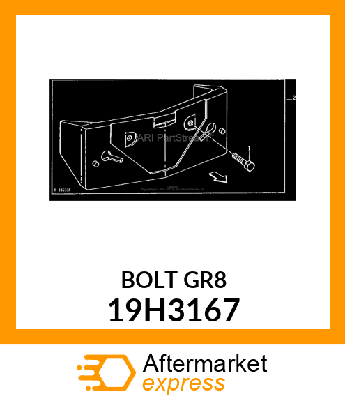 SCREW, HEX HEAD 19H3167