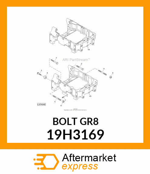 SCREW, HEX HEAD 19H3169