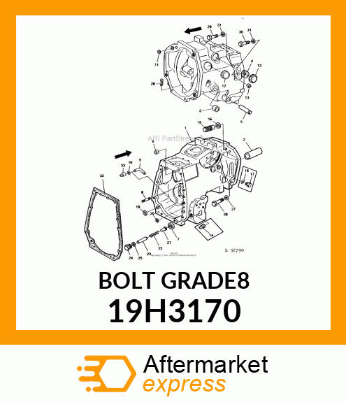 SCREW, HEX HEAD 19H3170