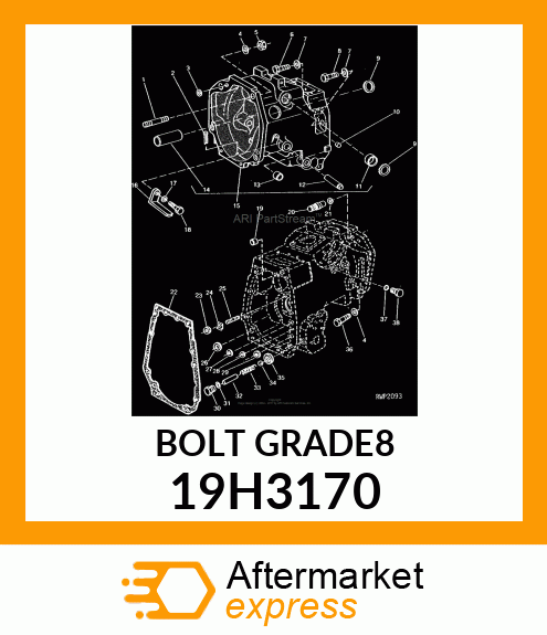 SCREW, HEX HEAD 19H3170