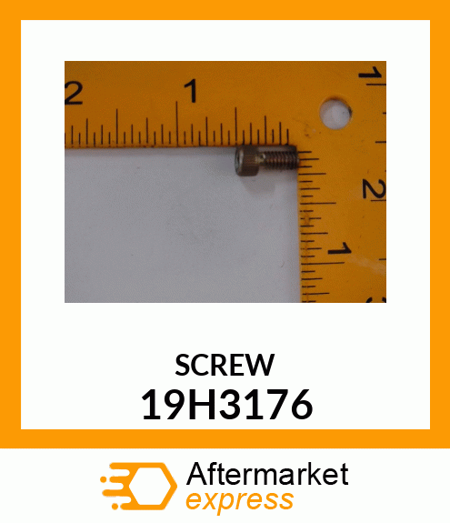 SCREW, HEX SOCKET HEAD 19H3176