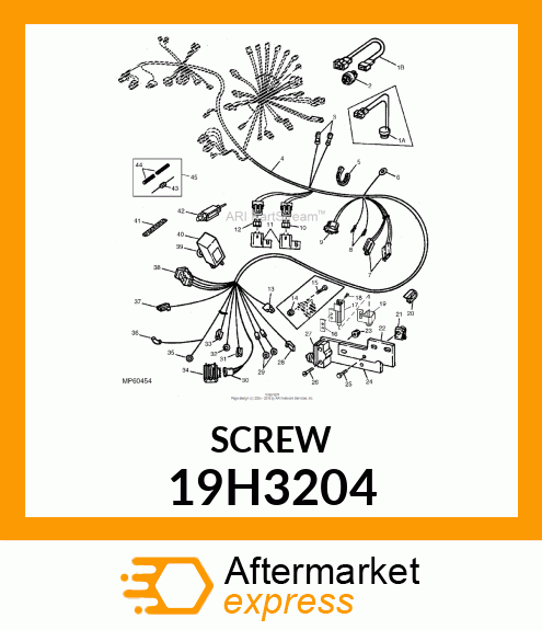 SCREW, HEX HEAD 19H3204