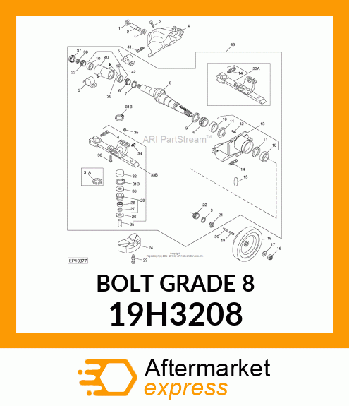 SCREW, HEX HEAD 19H3208