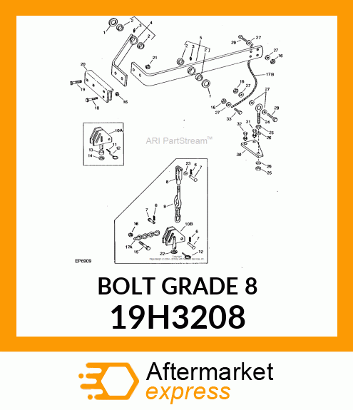 SCREW, HEX HEAD 19H3208