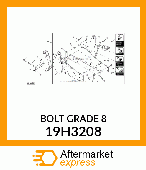 SCREW, HEX HEAD 19H3208