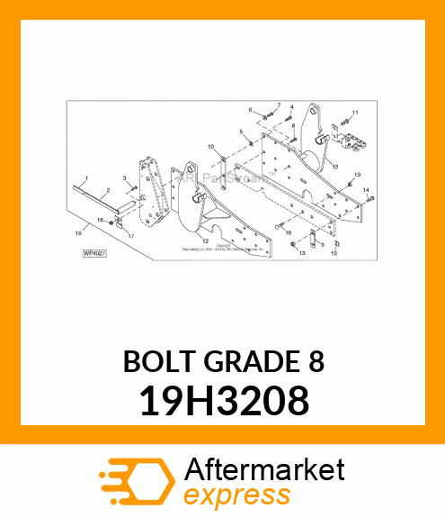 SCREW, HEX HEAD 19H3208